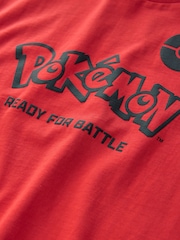 Red Pokémon License Short Sleeve T-Shirt (3-16yrs) - Image 4 of 4
