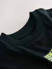 Black Jaws Short Sleeve T-Shirt (3-16yrs) - Image 4 of 4