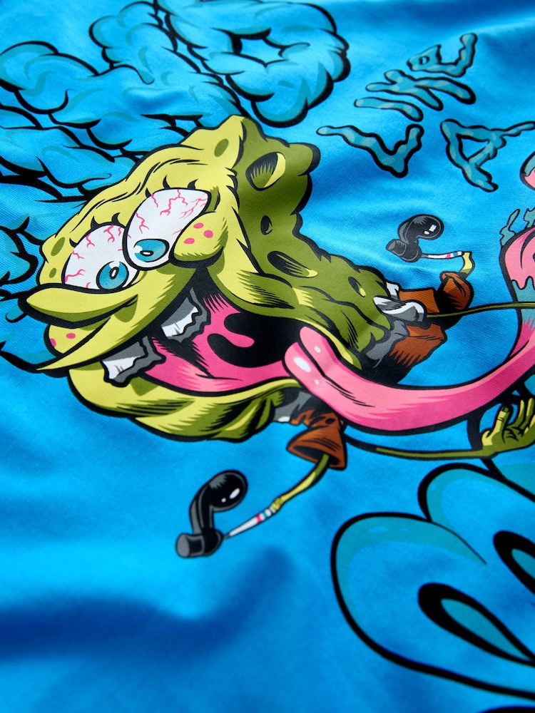 Blue Spongebob T-Shirt (3-16yrs) - Image 4 of 4