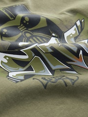 Khaki Green Licensed Star Wars T-Shirt (3-16yrs) - Image 3 of 4