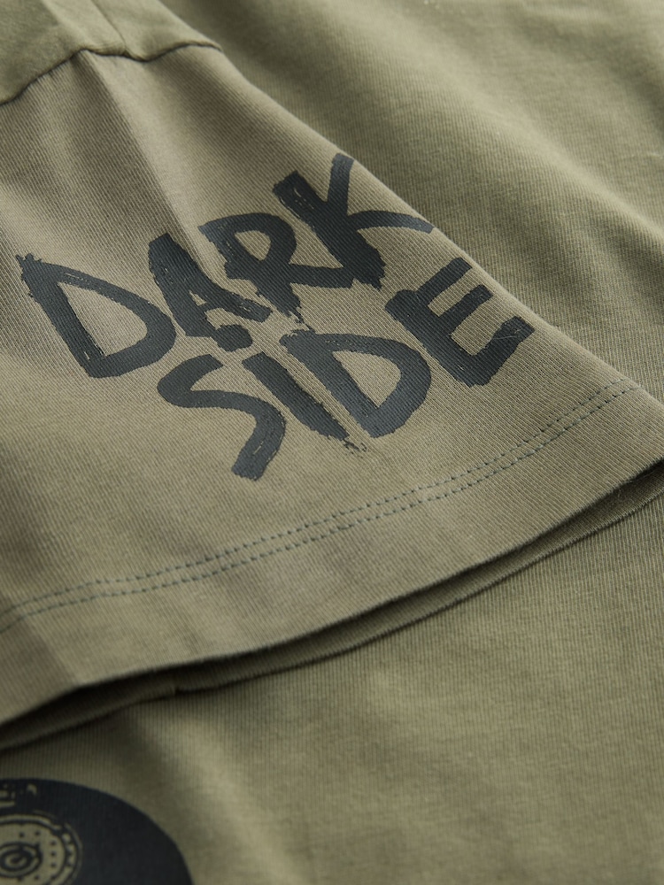 Khaki Green Licensed Star Wars T-Shirt (3-16yrs) - Image 4 of 4