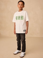 White Mandalorian Short Sleeve T-Shirt (3-16yrs) - Image 2 of 8