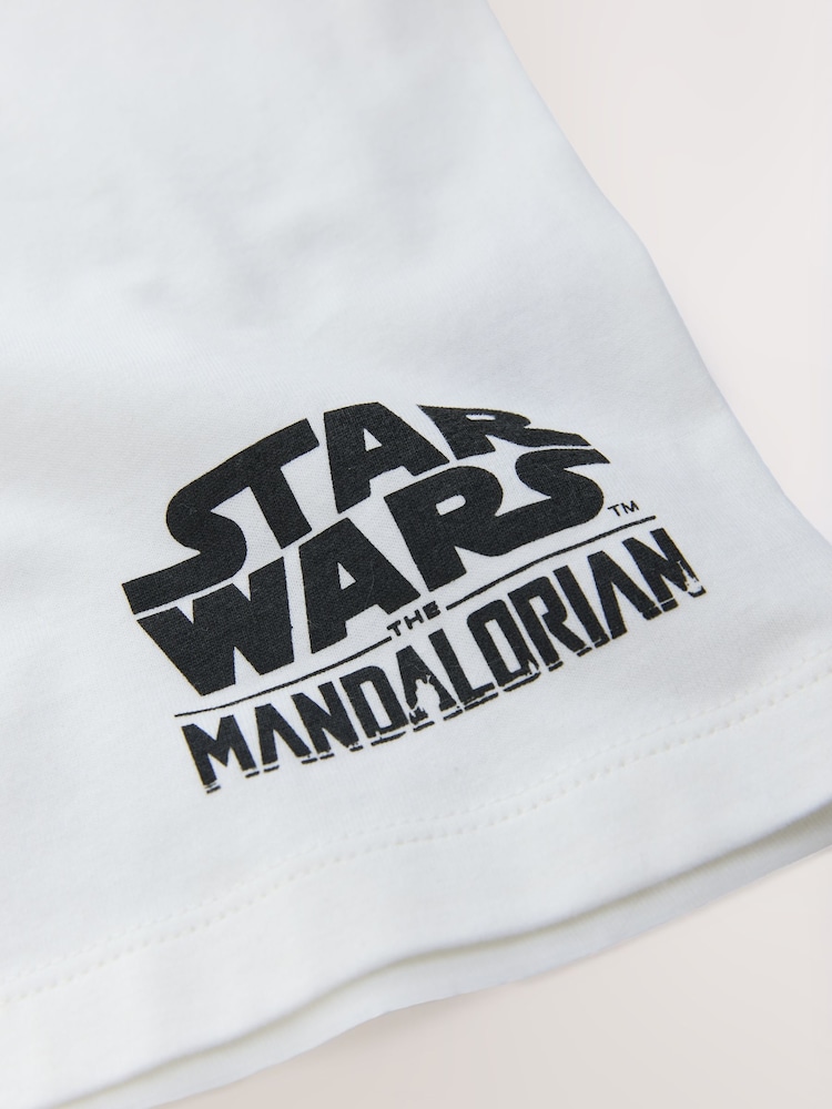 White Mandalorian Short Sleeve T-Shirt (3-16yrs) - Image 8 of 8