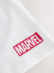 White Back Print Marvel Avengers License Short Sleeve T-Shirt (3-16yrs) - Image 5 of 6