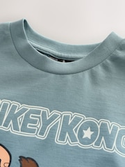 Blue Donkey Kong Print Mario Gaming T-Shirt (3-16yrs) - Image 3 of 4