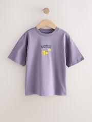 Purple Back Print Pokémon License Short Sleeve T-Shirt (3-16yrs) - Image 1 of 4