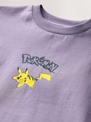 Purple Back Print Pokémon License Short Sleeve T-Shirt (3-16yrs) - Image 3 of 4