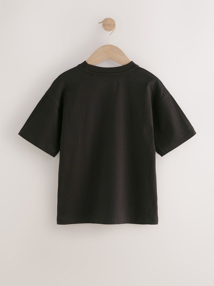 Black Pikachu Pokémon Short Sleeve T-Shirt (3-16yrs) - Image 2 of 5