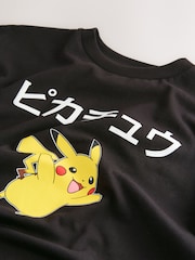 Black Pikachu Pokémon Short Sleeve T-Shirt (3-16yrs) - Image 4 of 5