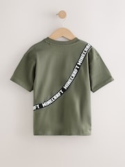 Khaki/Green Licensed Minecraft Bag T-Shirt (3-16yrs) - Image 2 of 5