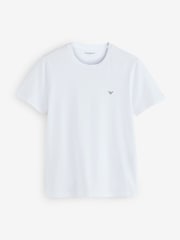 Бело-синяя - Emporio Armani Regular Fit Logo T-Shirts 2 Pack - Image 3 of 3