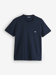 Emporio Armani Regular Fit Logo T-Shirts 2 Pack - Image 3 of 3
