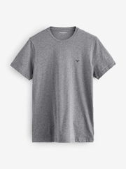 Emporio Armani Regular Fit Logo T-Shirts 2 Pack - Image 2 of 3