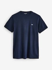 Emporio Armani Regular Fit Logo T-Shirts 2 Pack - Image 5 of 6