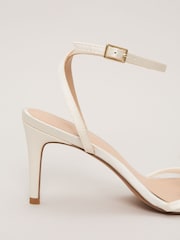 Phase Eight White Pearl Bow Sandals - Image 4 of 6