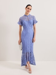 Phase Eight Blue Eadie Maxi Dress - Image 1 of 7
