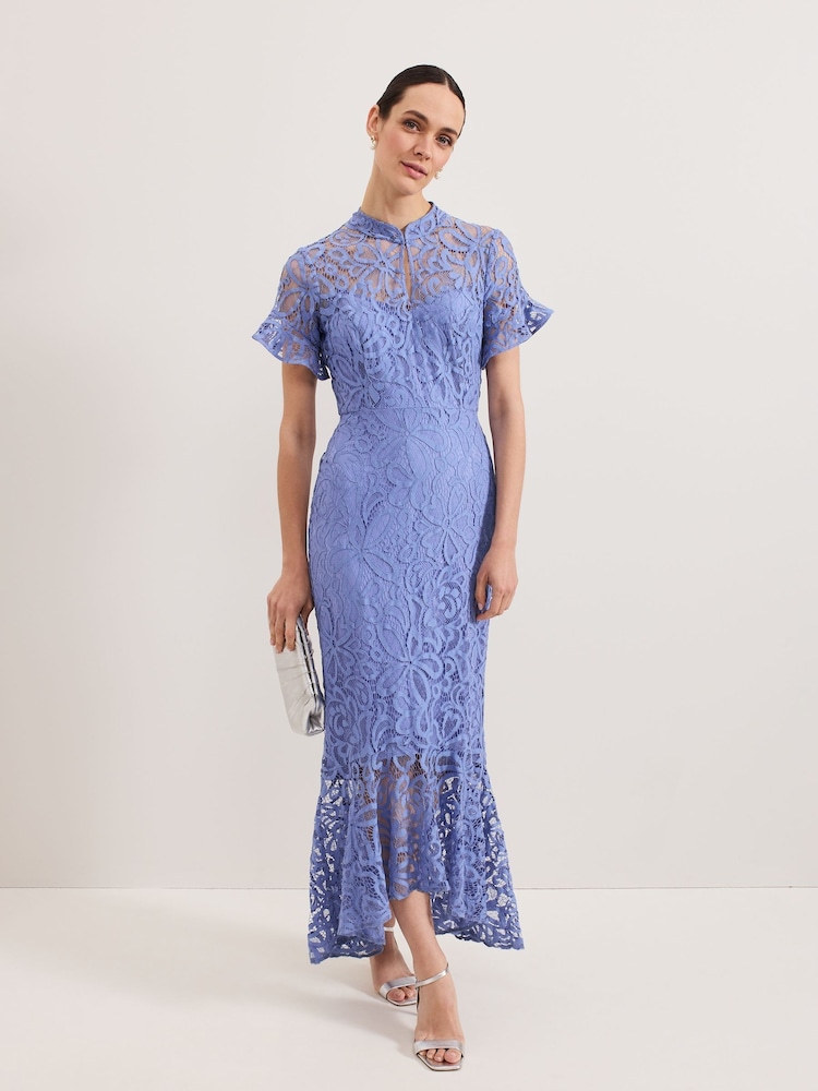 Phase Eight Blue Eadie Maxi Dress - Image 1 of 7