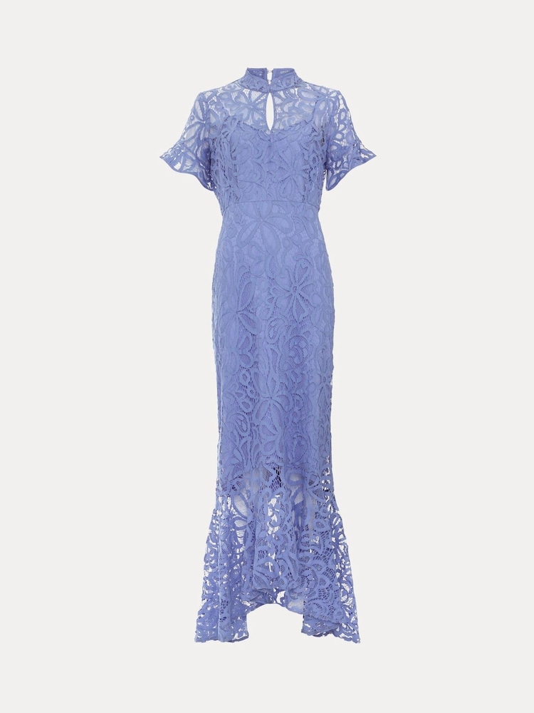 Phase Eight Blue Eadie Maxi Dress - Image 7 of 7