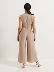 Phase Eight Brown Petite Brea Jumpsuit - Image 2 of 6