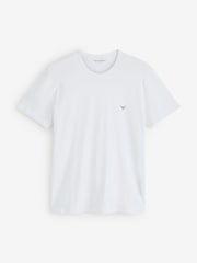 Emporio Armani Regular Fit Logo T-Shirts 2 Pack - Image 6 of 6