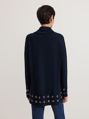 Phase Eight Blue Jennie Snuggle Top - Image 2 of 7
