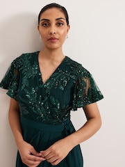Phase Eight Green Petite Minty Dress - Image 4 of 6