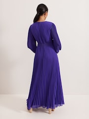Phase Eight Purple Petite Vila Beaded Dress - Image 2 of 7