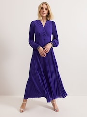 Phase Eight Purple Vila Beaded Dress - Image 1 of 9