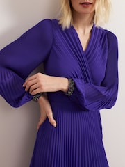 Phase Eight Purple Vila Beaded Dress - Image 5 of 9