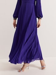 Phase Eight Purple Vila Beaded Dress - Image 8 of 9