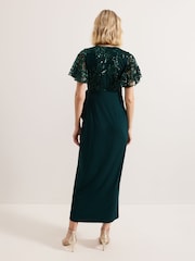 Phase Eight Green Minty Wrap Dress - Image 2 of 7