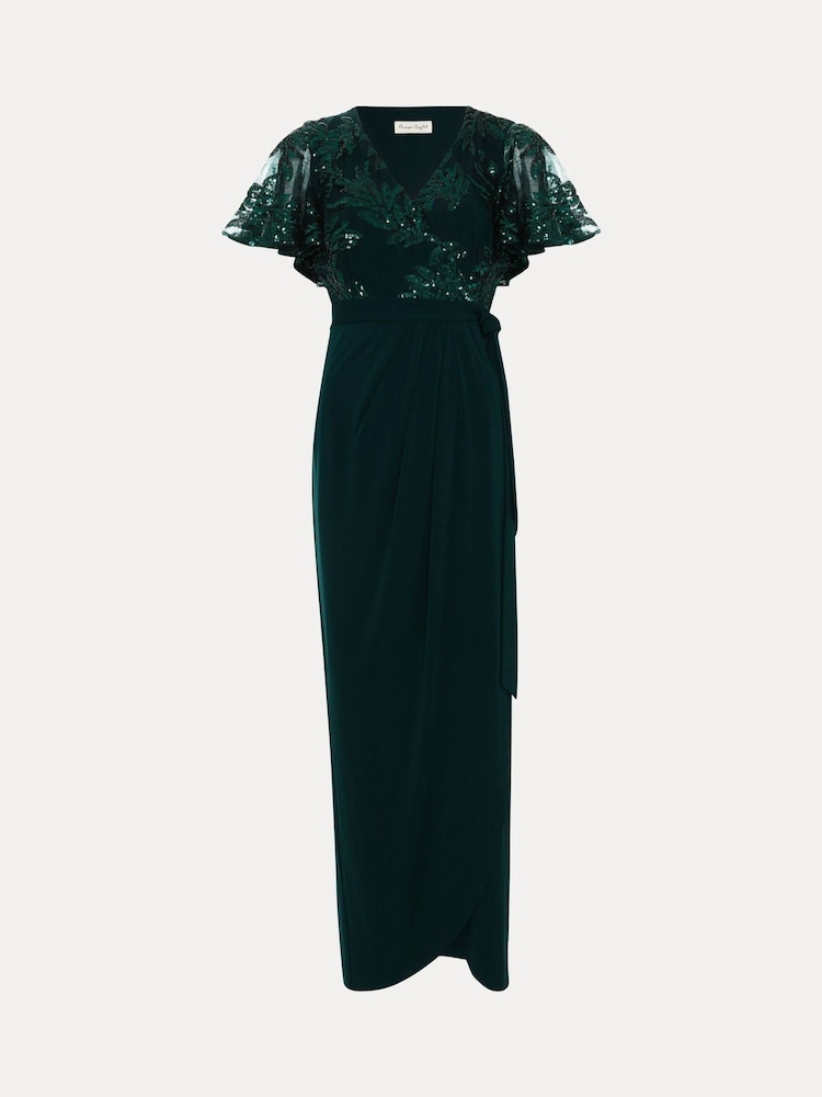 Phase Eight Green Minty Wrap Dress - Image 7 of 7