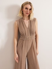 Phase Eight Brown Brea Jumpsuit - Image 3 of 7