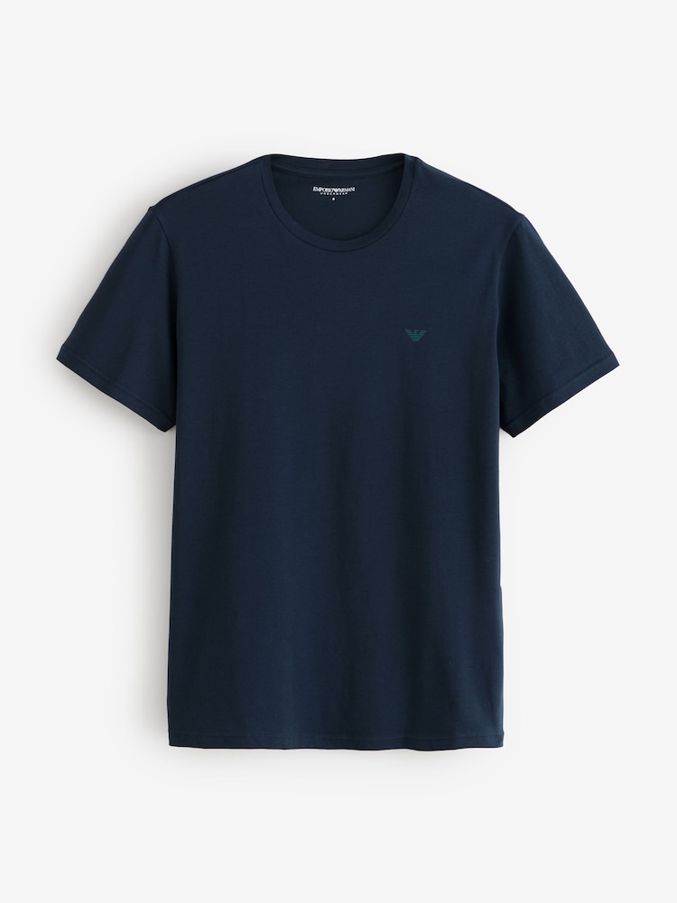Emporio Armani Regular Fit Pyjamas Set - Image 2 of 8