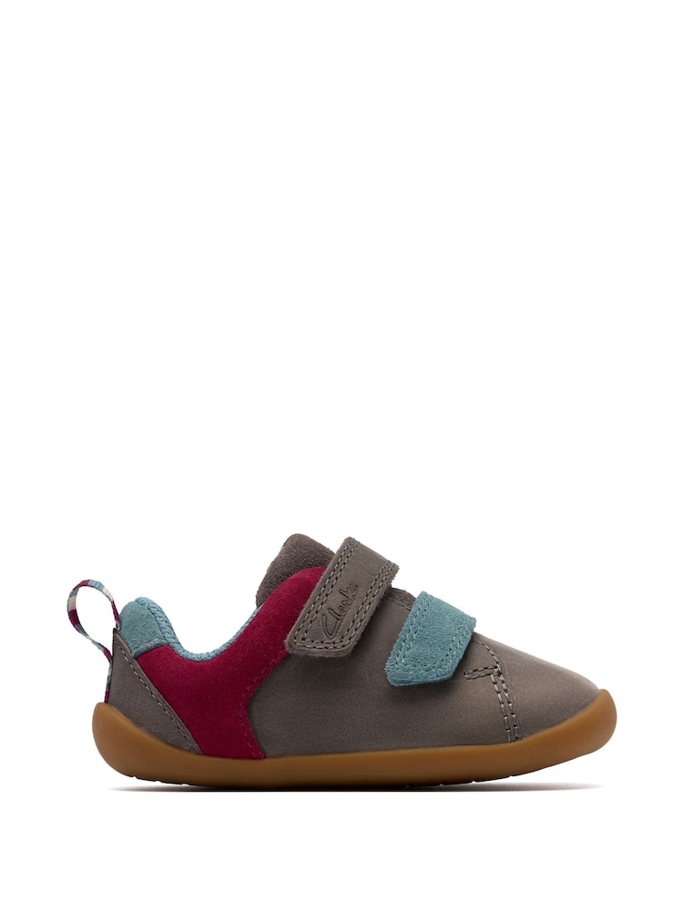 Clarks Grey Toddler Grey Roamer Pop Shoes - Image 1 of 6
