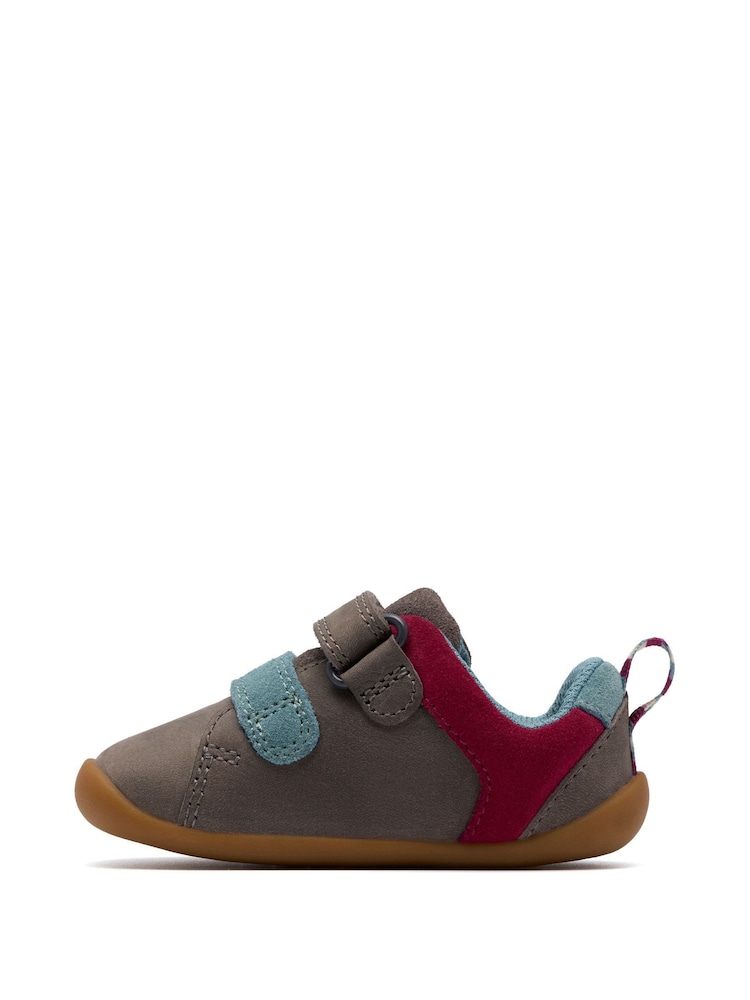 Clarks Grey Toddler Grey Roamer Pop Shoes - Image 2 of 6