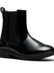 Charol negro - Botas Clarks Astrol Orin para Niñas Mayores - Imagen 5 de 6