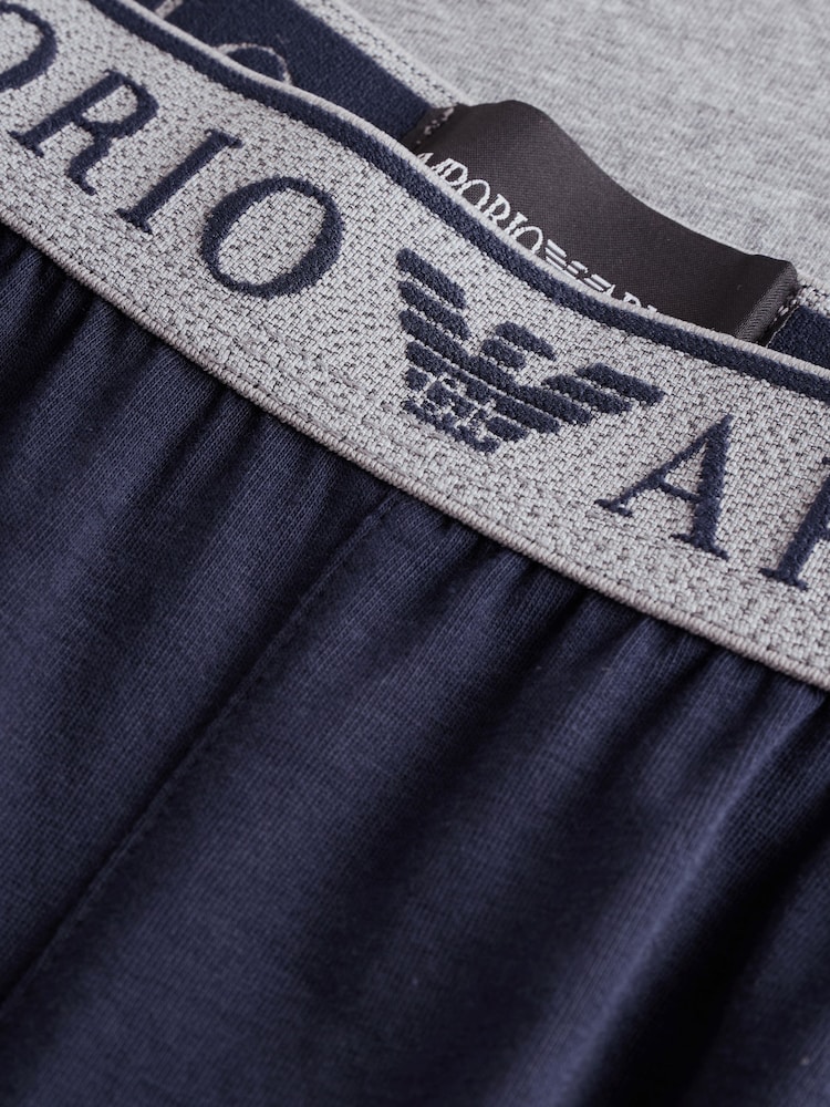 Buy Emporio Armani Regular Fit Grey Pyjama Set from Next Portugal