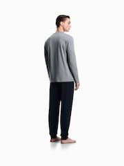 Emporio Armani Regular Fit Grey Pyjama Set - Image 4 of 12