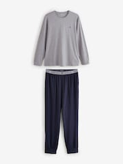 Emporio Armani Regular Fit Grey Pyjama Set - Image 5 of 12