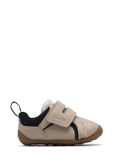 Clarks Natural Newborn Tiny Gleam Shoes - Image 1 of 6