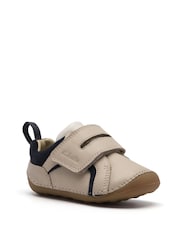 Clarks Natural Newborn Tiny Gleam Shoes - Image 3 of 6