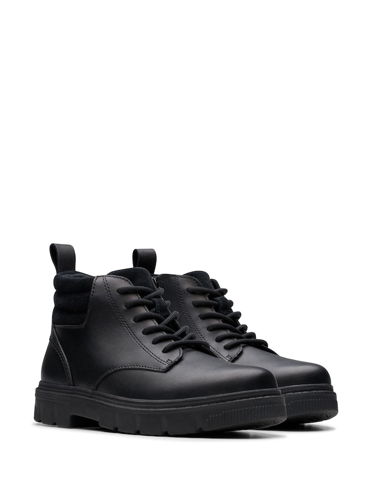 Clarks Older Boys Leather Lorcam Trail Boots - Image 4 of 7