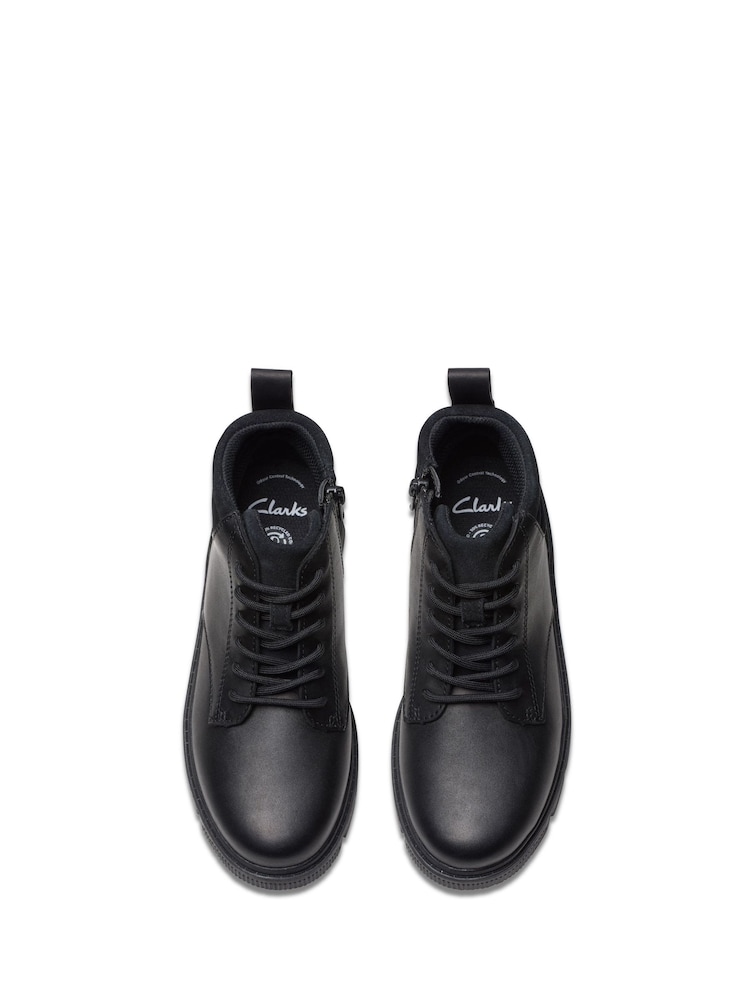 Clarks Older Boys Leather Lorcam Trail Boots - Image 5 of 7