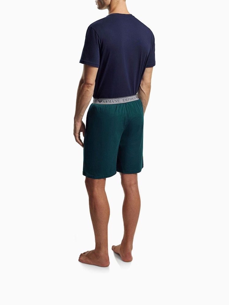 Emporio Armani Regular Fit Pyjamas Set - Image 2 of 5