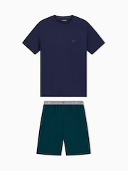 Emporio Armani Regular Fit Pyjamas Set - Image 3 of 5