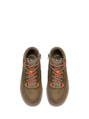 Clarks Green Older Boys Khaki Oslo Trail Boots - Image 4 of 7