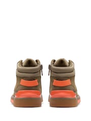 Clarks Green Older Boys Khaki Oslo Trail Boots - Image 5 of 7