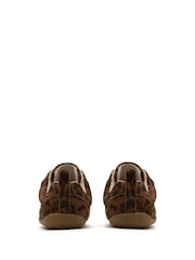 Clarks Animal Wide Fit (G) Leather First Walker Craft Toddler Shoes - Image 5 of 6
