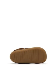 Clarks Animal Wide Fit (G) Leather First Walker Craft Toddler Shoes - Image 6 of 6